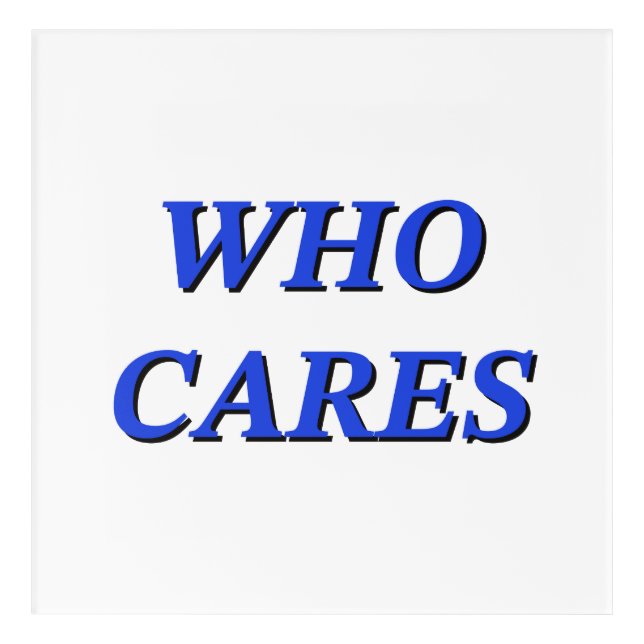 social sarcastic ideal nerdy design acrylic print (Front)