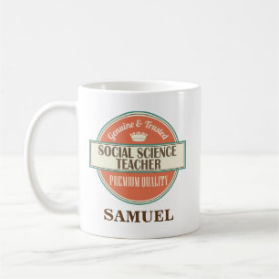 Social Science Teacher Personalized Mug Gift