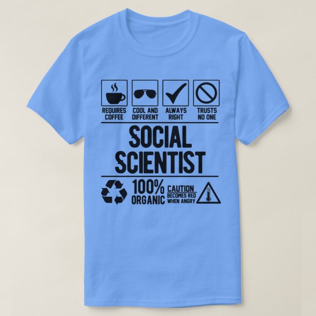 Social Scientist T-Shirt (Design Front)