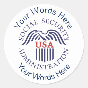 Social Security Administration SSA Sticker