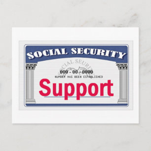 Social Security Postcard