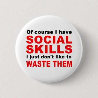 Social skills button