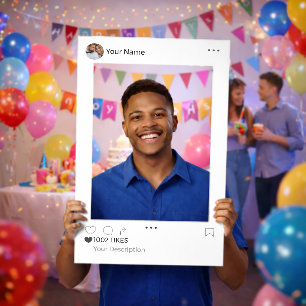 Social Snapshot Photo Booth Selfie Frame