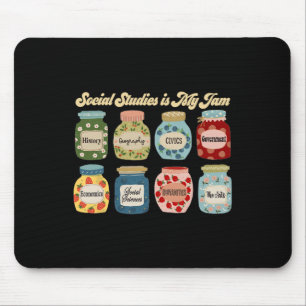 Social Studies Is My Jam History Teacher Back To S Mouse Pad