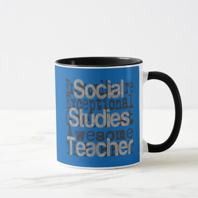 Social Studies Teacher Extraordinaire Mug (Right)