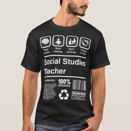 Social Studies Teacher Gifts Funny  T_Shirt