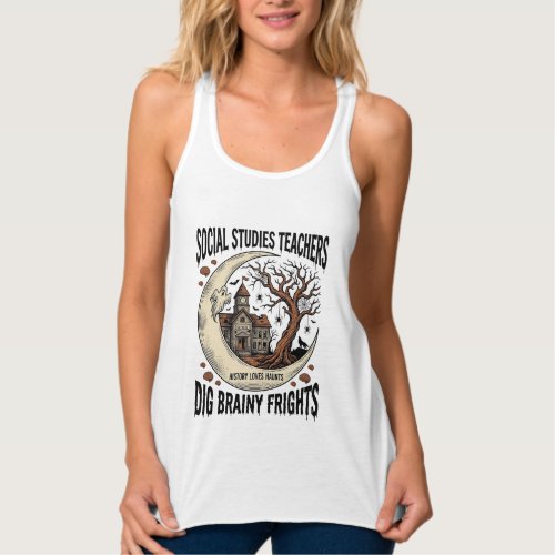 Social Studies Teacher Shirt Spooky Brainy Frights