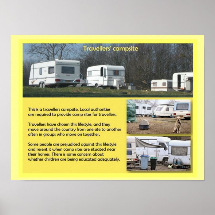 Social Studies, Travellers Campsite Poster