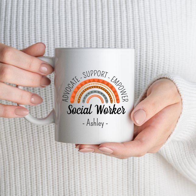 Social Work Funny Social Worker Gift For Women Men Mug (Creator Uploaded)