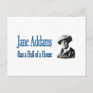 Social Work: Jane Addams Ran a Hull of a House Postcard