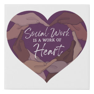 Social Work Month Canvas Print