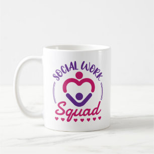 Social Work Squad Social Worker LCSW Coffee Mug
