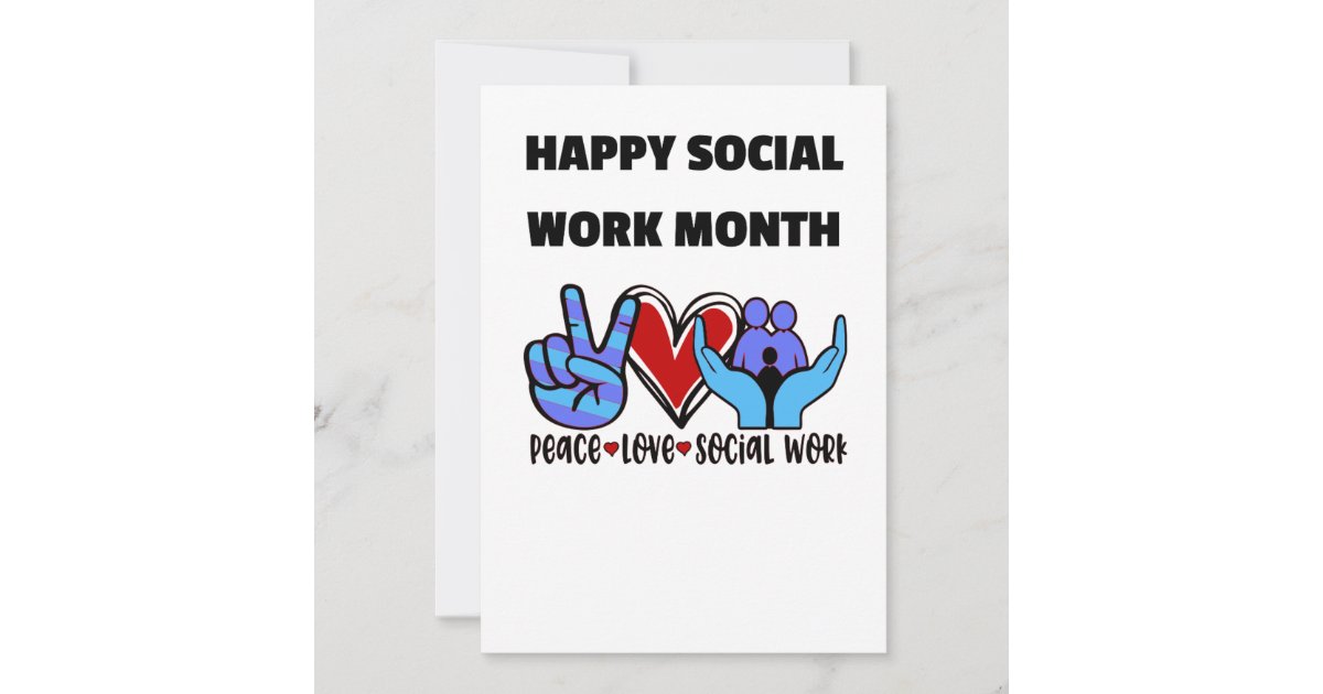 Social Work Thank You Cards | Zazzle