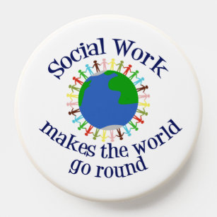 Social Work World Inspirational Quote PopSocket