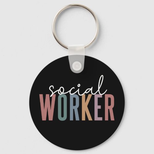 Social Worker Appreciation and graduation Gifts Keychain