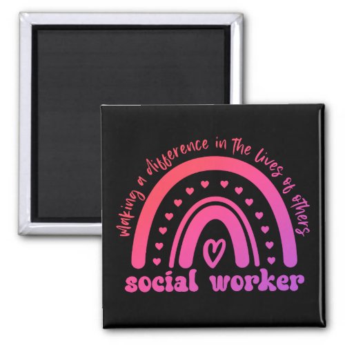 Social Worker Appreciation and Graduation Magnet