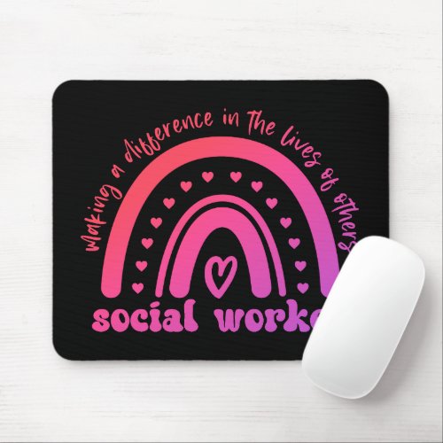 Social Worker Appreciation and Graduation Mouse Pad