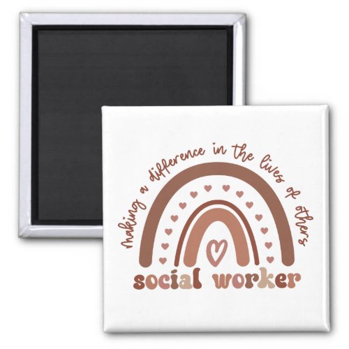 Social Worker Appreciation Graduation Gifts Magnet
