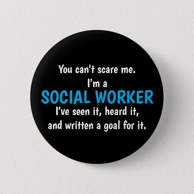 Social Worker Button (Front)
