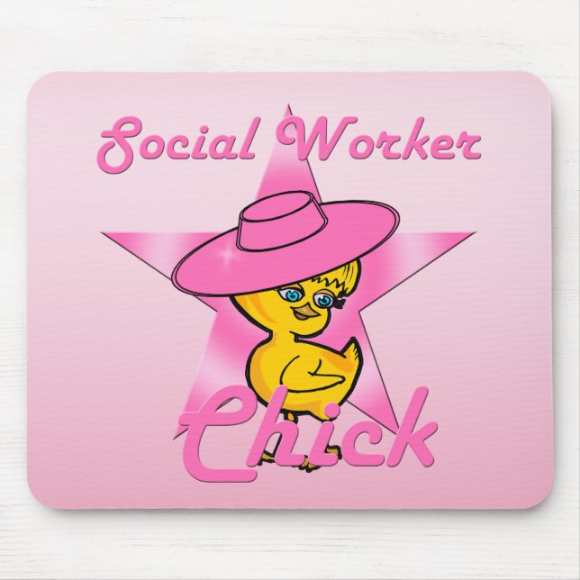 Social Worker Chick #8 Mouse Pad (Front)