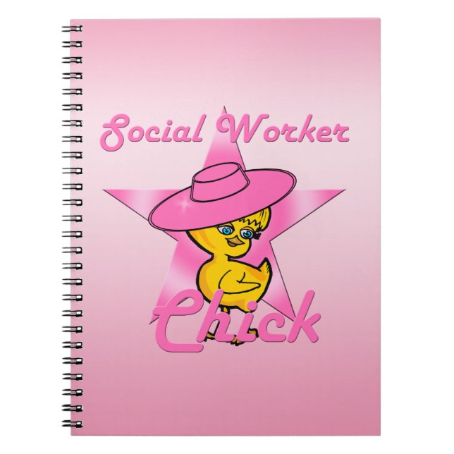 Social Worker Chick #8 Notebook (Front)