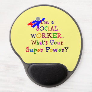 Social Worker Colorful Design Mouse Pad