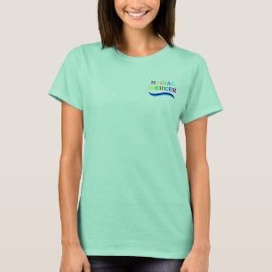 Social Worker, colorful text design T-Shirt