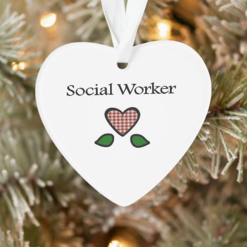 Social Worker GH Ornament