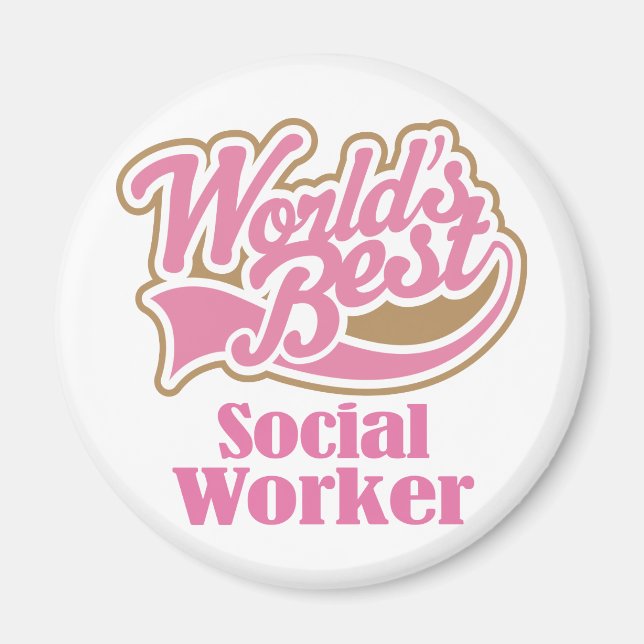 Social Worker Gift Magnet (Front)