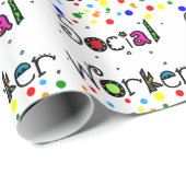 Social Worker Gift Wrapping Paper (Roll Corner)