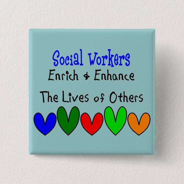 Social Worker Gifts Button (Front)