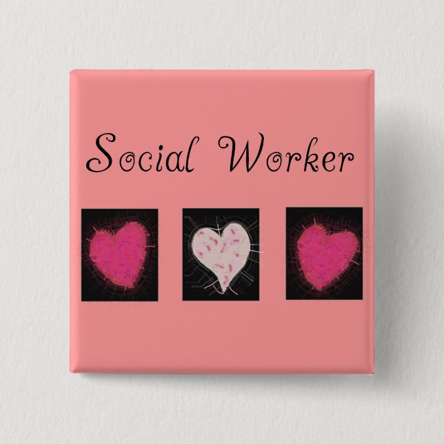 Social Worker Gifts Button (Front)