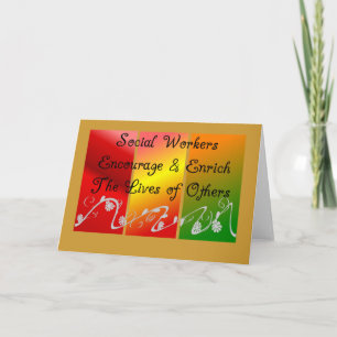 Social Worker Gifts Card