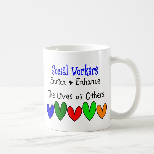 Social Worker Gifts Coffee Mug (Right)