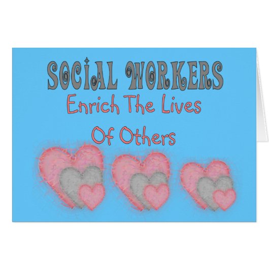 Social Worker Gifts "Enrich The Lives of Others" (Front Horizontal)