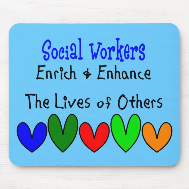 Social Worker Gifts Mouse Pad (Front)