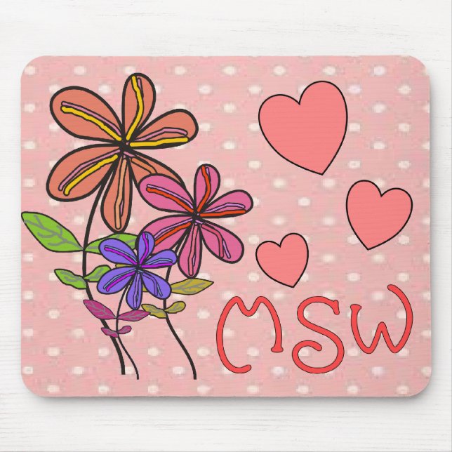 Social Worker Gifts Mouse Pad (Front)