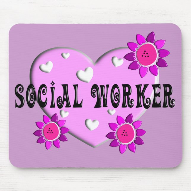 Social Worker Gifts Mouse Pad (Front)