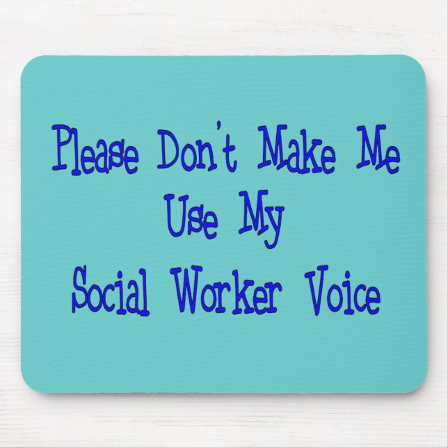 Social Worker Gifts Mouse Pad (Front)