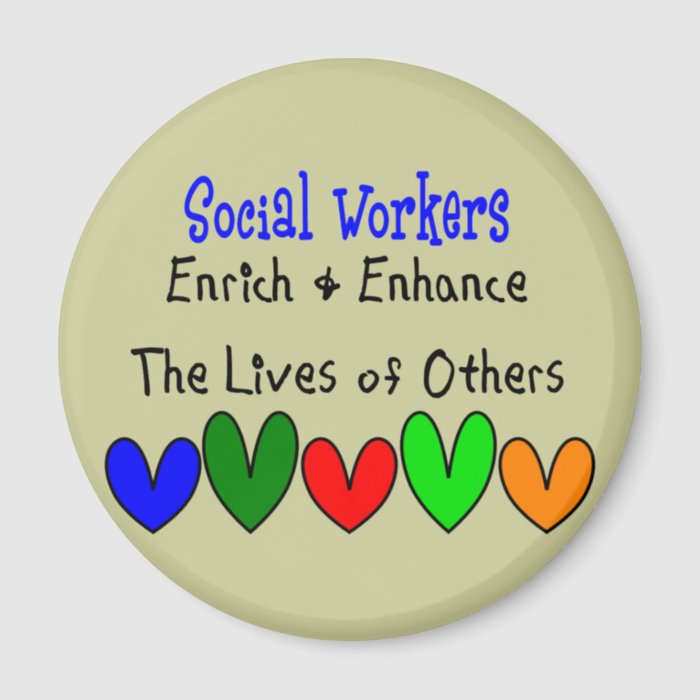 Social Worker Gifts Refrigerator Magnets