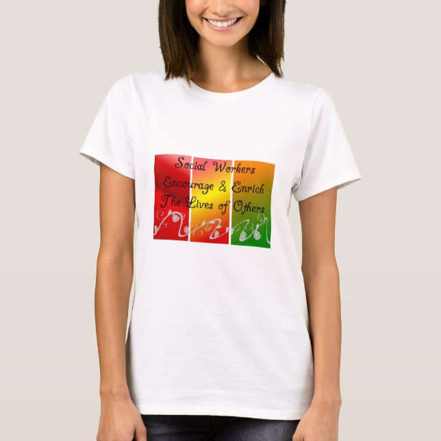 Social Worker Gifts T-Shirt (Front)