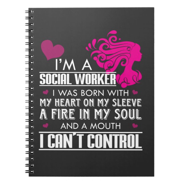 Social Worker Girl Notebook (Front)