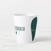 Social Worker Green Latte Mug (Front)