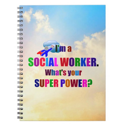 Social Worker Humor Notebook