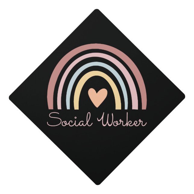 Social Worker II Graduation Cap Topper (Front)
