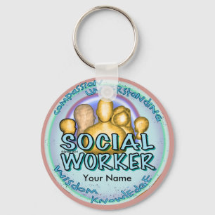 Social Worker Keychain