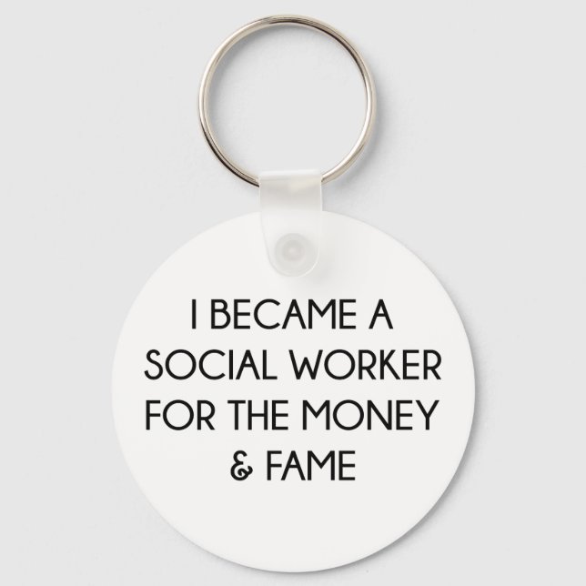 Social Worker Keychain (Front)