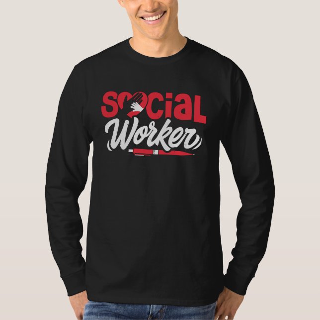 Social Worker LMSW LCSW Social Work Appreciation M T-Shirt (Front)