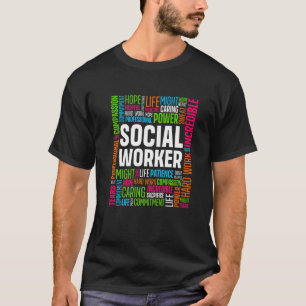 Social Worker Men Women Funny Social Work Apprecia T-Shirt