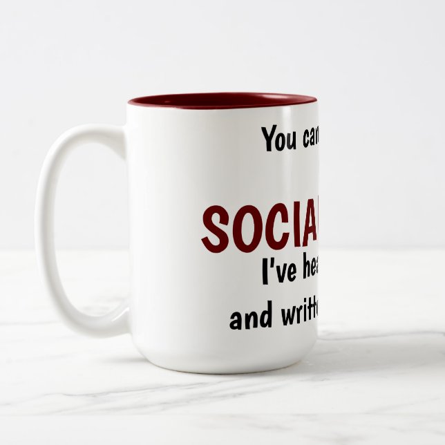 Social Worker Mug (Left)
